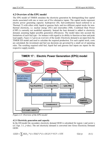 Targets IMage Energy Regional (TIMER) Model, Technical ...