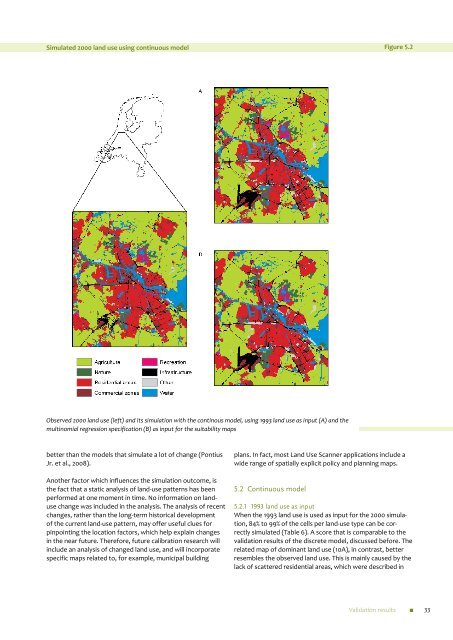 PBL rapport 550026002 Calibration and validation of the land use ...