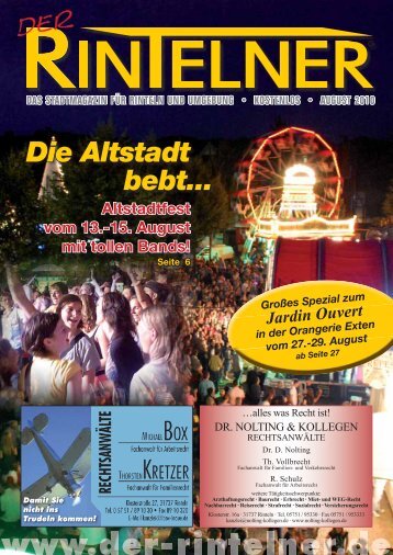 Die Altstadt bebt... - Der Rintelner