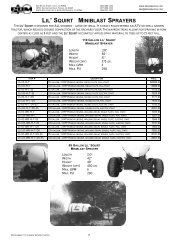 LIL' SQUIRT MINIBLAST SPRAYERS - PBM Supply & Mfg.