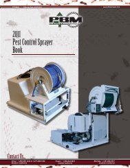 2011 Pest Control Sprayer Book - PBM Supply & Mfg.