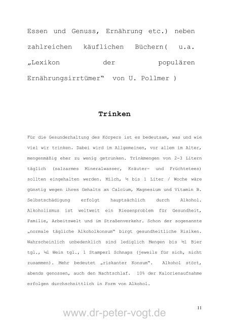 Download Script Lebensstil - Dr. med. Peter Vogt