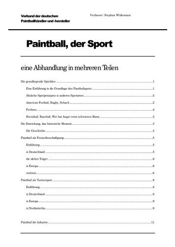 Paintball, der Sport - PBportal.de
