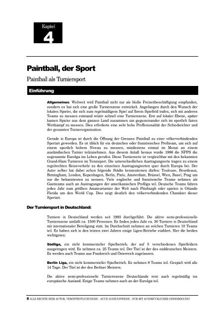 Paintball, der Sport - PBportal.de