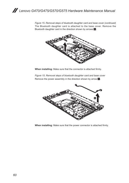 Lenovo G470/G475/G570/G575 Hardware Maintenance Manual