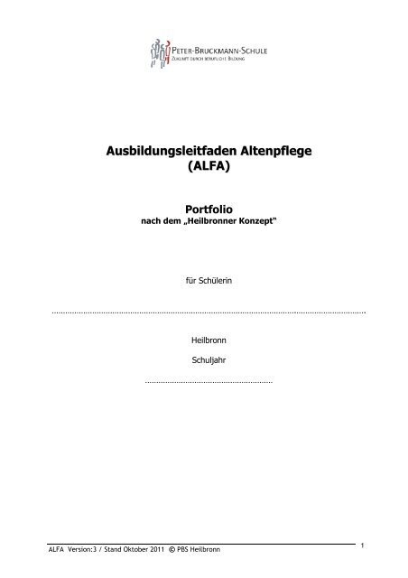 ALFA Gesamttext - 3 - Fachschule fÃ¼r Lebensmitteltechnik Heilbronn