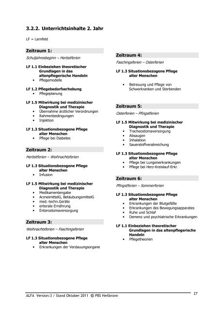 ALFA Gesamttext - 3 - Fachschule fÃ¼r Lebensmitteltechnik Heilbronn