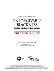 Download the Educator's Guide (PDF) - PBS