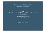 A Neuerungen bei den Verfahrensarten - Eisenmann Wahle Birk ...