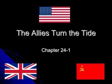 The Allies Turn the Tide