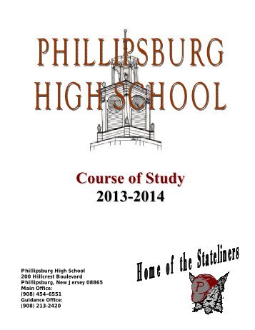 Course of Study Guide 2013-2014 - Phillipsburg School District