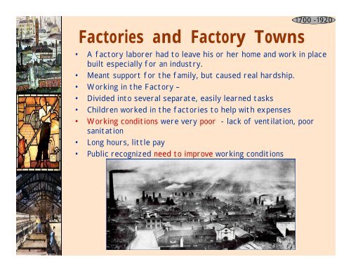 The Industrial Revolution