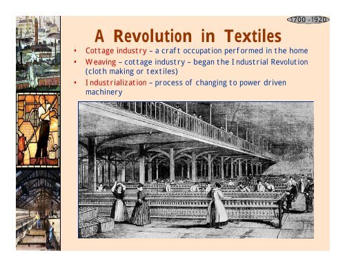 The Industrial Revolution