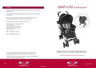 SNAP n GO Travel System - Babylove