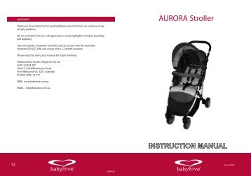 AURORA Stroller - Babylove