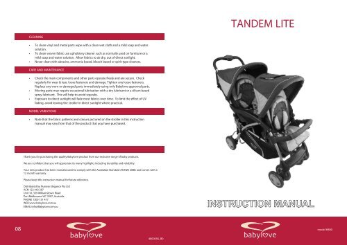 babylove double stroller