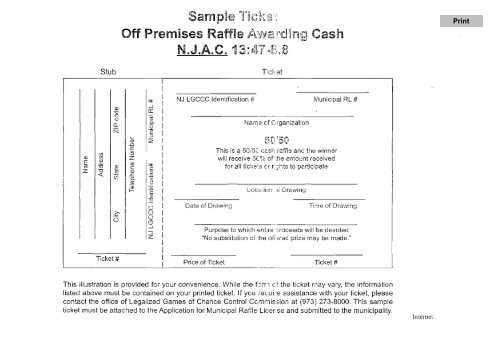 Raffle Application Sample Tickets Raffle Application Sample Tickets