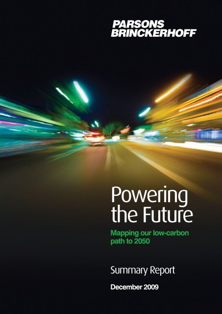 Powering the Future Summary Report - Parsons Brinckerhoff