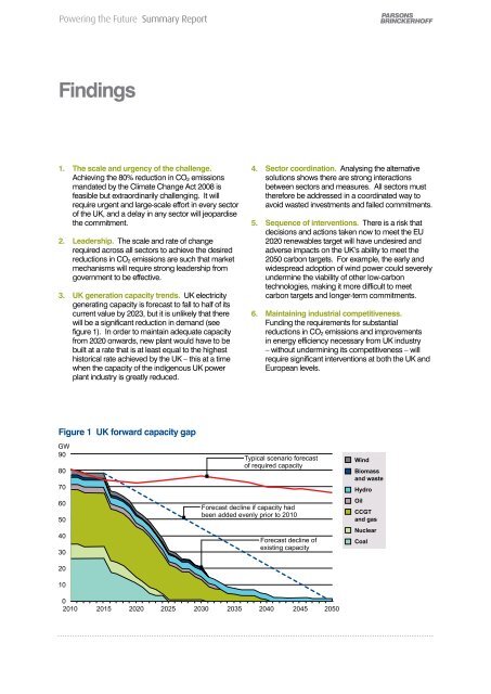 Powering the Future Summary Report - Parsons Brinckerhoff