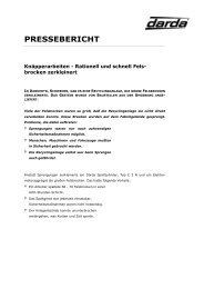 PRESSEBERICHT - Darda Gmbh