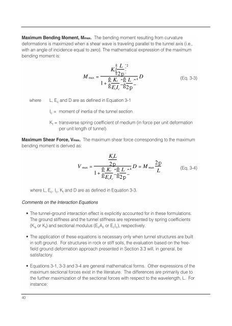 Seismic Design of Tunnels - Parsons Brinckerhoff