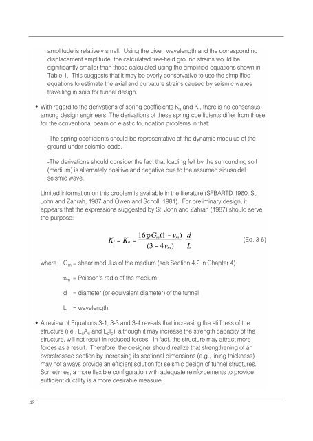 Seismic Design of Tunnels - Parsons Brinckerhoff