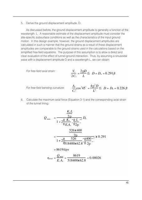 Seismic Design of Tunnels - Parsons Brinckerhoff