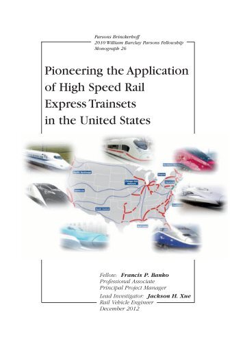 Pioneering the Application of High Speed Rail Express Trainsets in ...