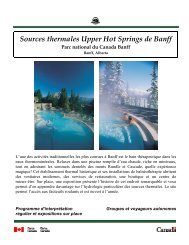 Sources thermales Upper Hot Springs de Banff - Parcs Canada