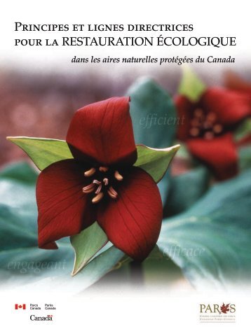 Principes et lignes directrices pour la restauration ... - Parcs Canada