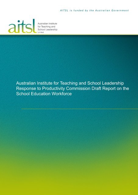årsag ben Punktlighed Australian Institute for Teaching and School Leadership (AITSL)