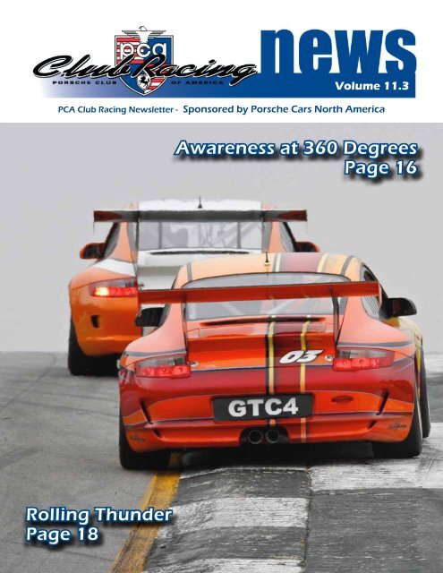 PCA Club Racing Newsletter - Porsche Club of America