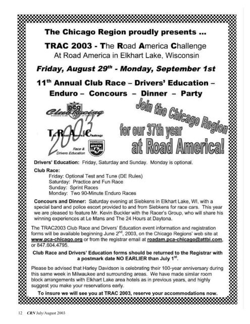 2003, Volume 4 - Porsche Club of America