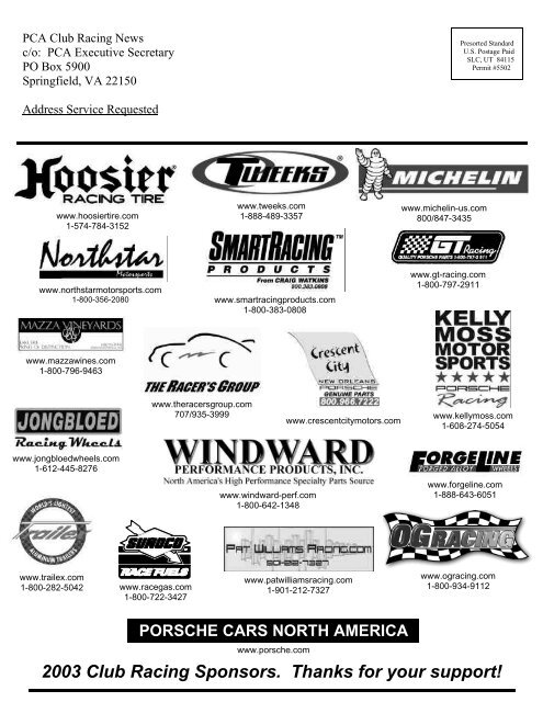 2003, Volume 4 - Porsche Club of America