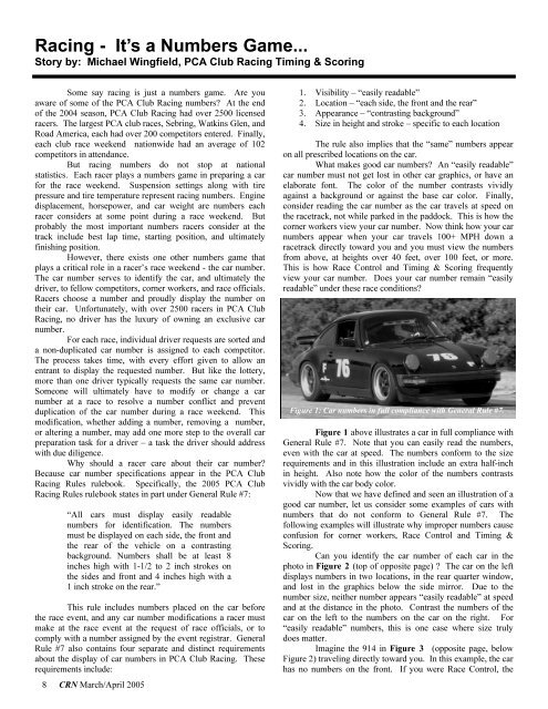 Club Racing News052d.pub - Porsche Club of America