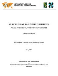 agricultural r&d in the philippines - pcaarrd - Department of Science ...