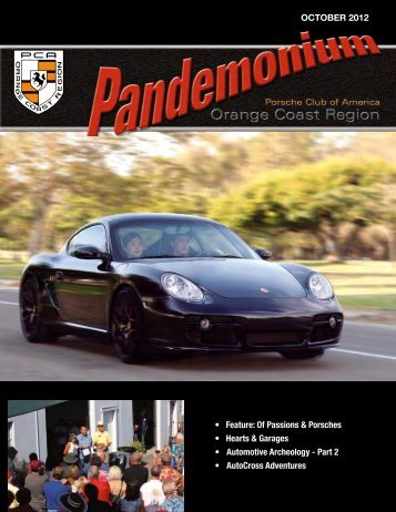 Feature: Of Passions & Porsches • Hearts & Garages - PCA - Orange ...