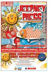 Jeepney Press Rainy Season Issue May-June 2014