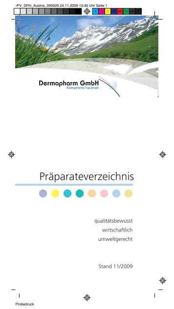 Präparateverzeichnis - Dermapharm AG