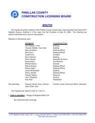May 20, 2008 Meeting Minutes - Pinellas County Construction ...