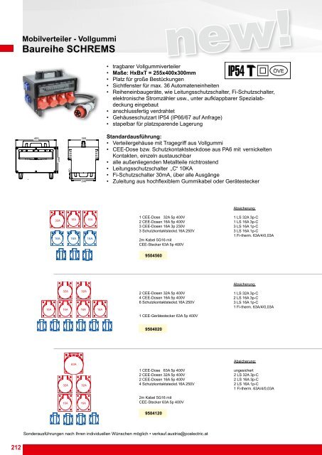 Katalog Ãsterreich - pc electric