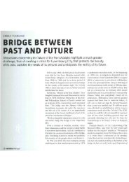 bridge between past and future - Administration des Ponts et ...
