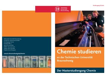 Masterstudiengang Chemie - Technische UniversitÃ¤t Braunschweig