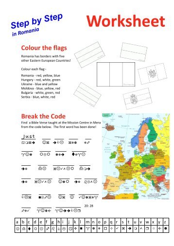 Worksheet - Board of Mission Overseas