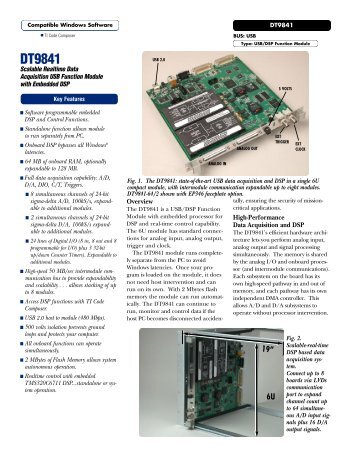 DT9841 - PC Instrumentering