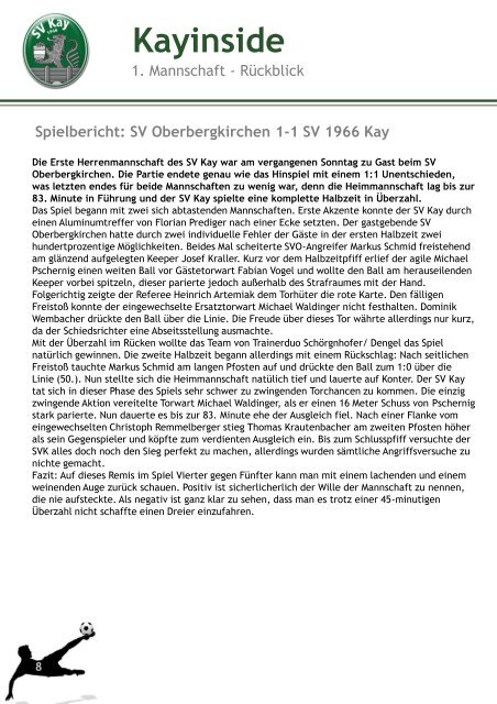 Kayinside_SV Kay - FC Kirchweidach