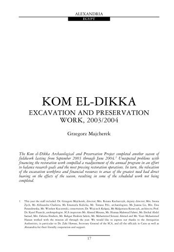 KOM EL-DIKKA