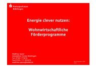 Energie clever nutzen - Energieagentur Landkreis Böblingen