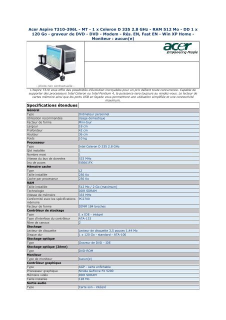 ASPIRE T310 DRIVER FOR MAC DOWNLOAD NEW DRIVERS: ASPIRE T310