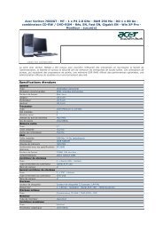 Acer Veriton 7600GT - MT - 1 x P4 2.8 GHz - RAM 256 Mo ... - Pcprice